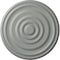 Ekena Millwork Carton Ceiling Medallion (For Canopies up to 3 3/4"), 17 3/4"OD x 1 3/8"P, Primed White CM18CA - alternate 1